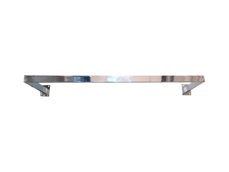 Caballete Cromado Con Salida Para Pared
