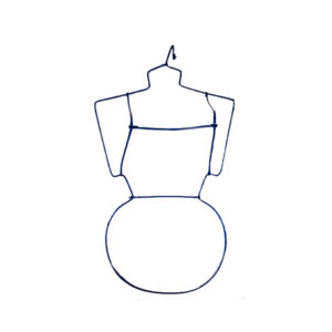 Gancho para Ropa  Alambre Dama