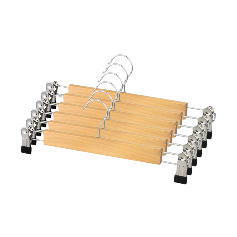 Gancho Madera Pinza Metal Negro