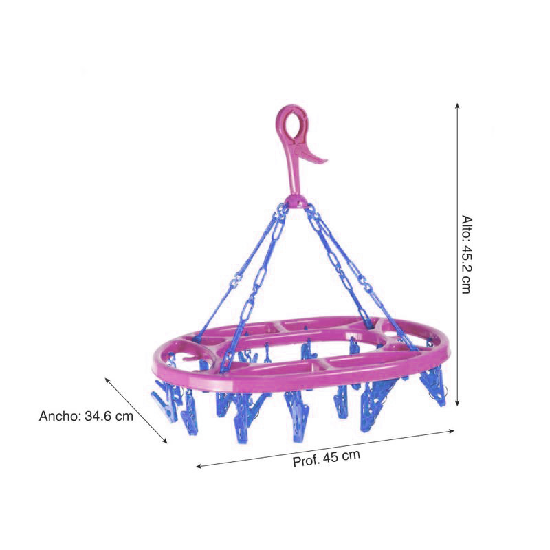 Colgador Multiple Ovalado - Imagen 2