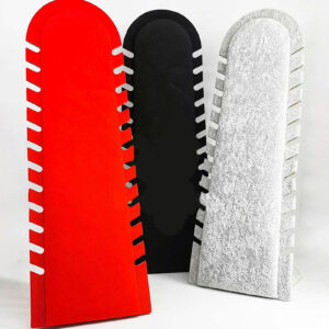 Exhibidor de Collar Vertical Gamuza