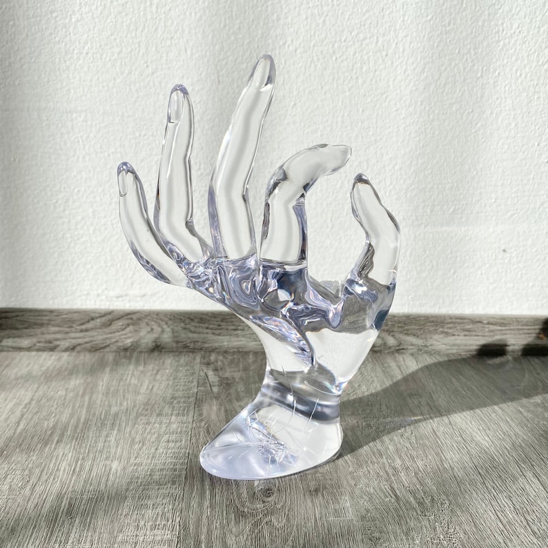 Exhibidor Mano Para Anillos