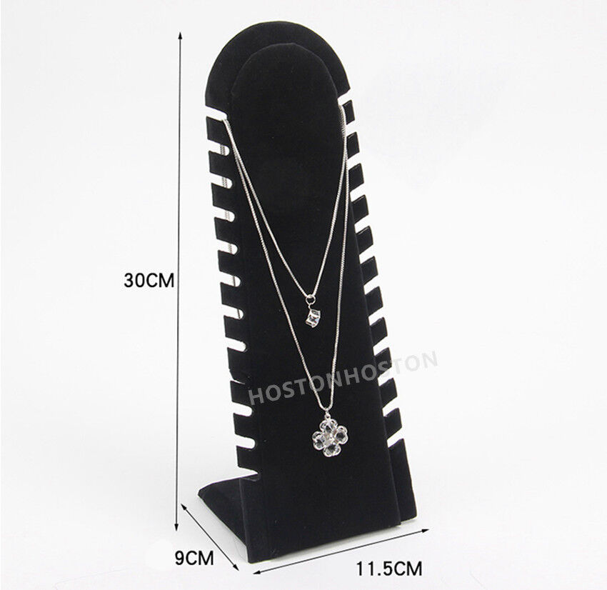 Exhibidor de Collar Vertical Gamuza - Imagen 5