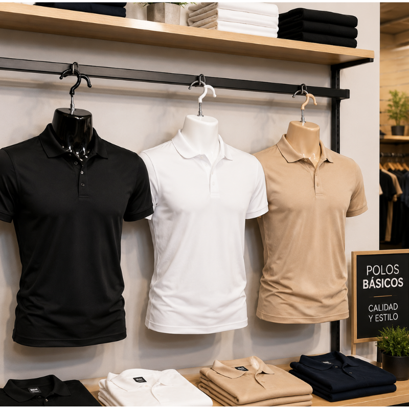 Maniquí Pechera Medio Cuerpo de Hombre (Plástico) - Imagen 4