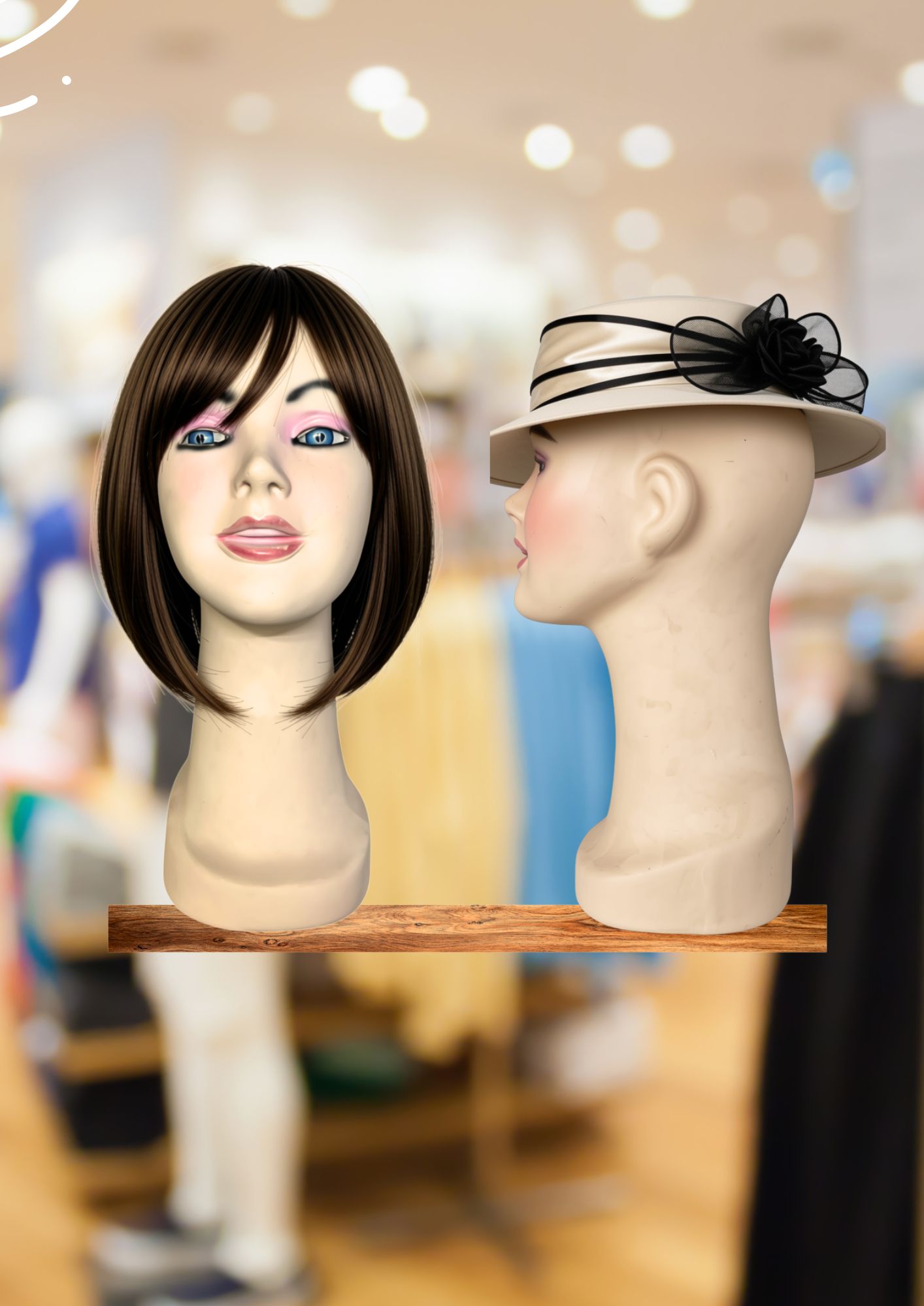 Maniquí Cabezal Dama - Imagen 2