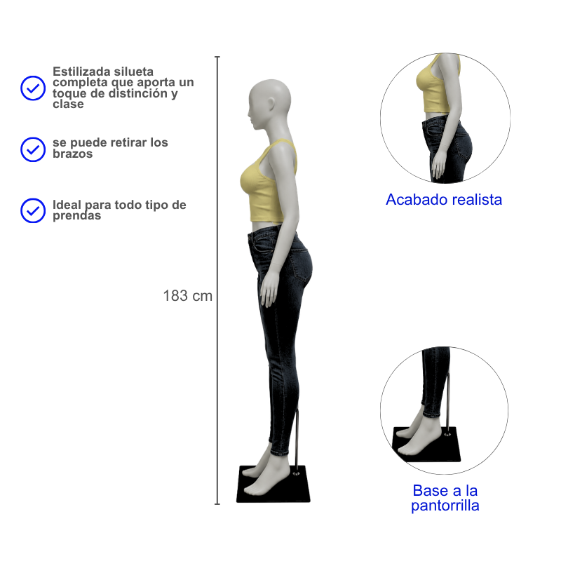 Maniqui de Dama Cuerpo entero - Imagen 3
