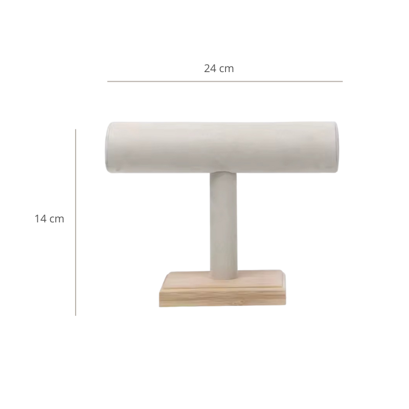 Exhibidor de pulseras 1 Nivel Madera - Imagen 2