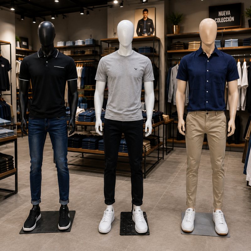 Maniquí Hombre Cuerpo Completo Sin Rostro - Imagen 2