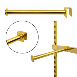Brazo Recto Circular para Caballete 25 cm