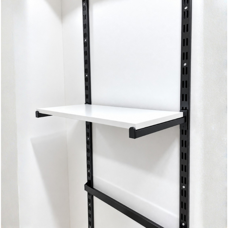 Brazo Recto para Cremallera 30 cm con Ventosas (Soporte para Repisa) - Imagen 2
